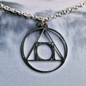 Hermetic Seal of Light  Silver Sigil Necklace